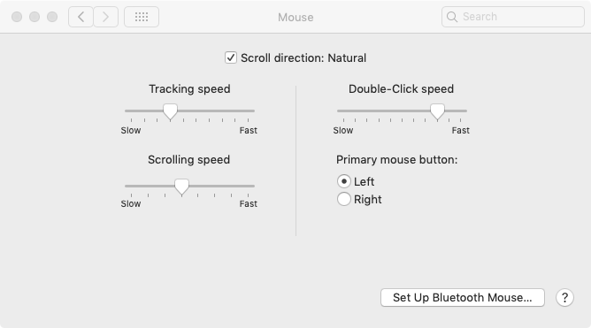 Adjust Speed on The Mouse Settings