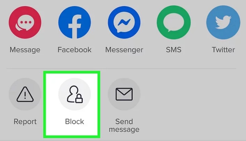 كيفية حظر شخص ما على TikTok