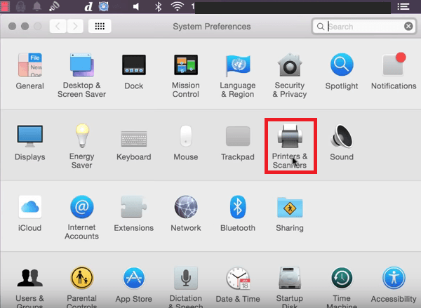  Navigate to System Preferences