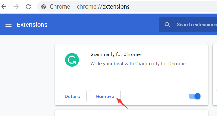 Verwijder Chrome-extensies