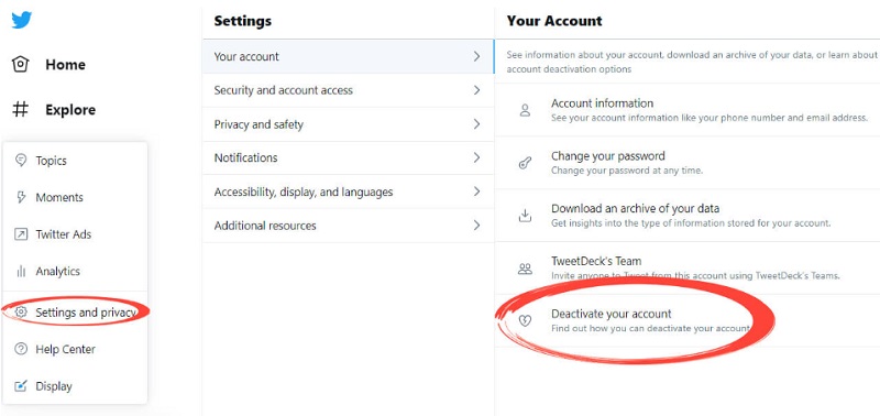 Gedetailleerde stappen om uw Twitter-account te verwijderen