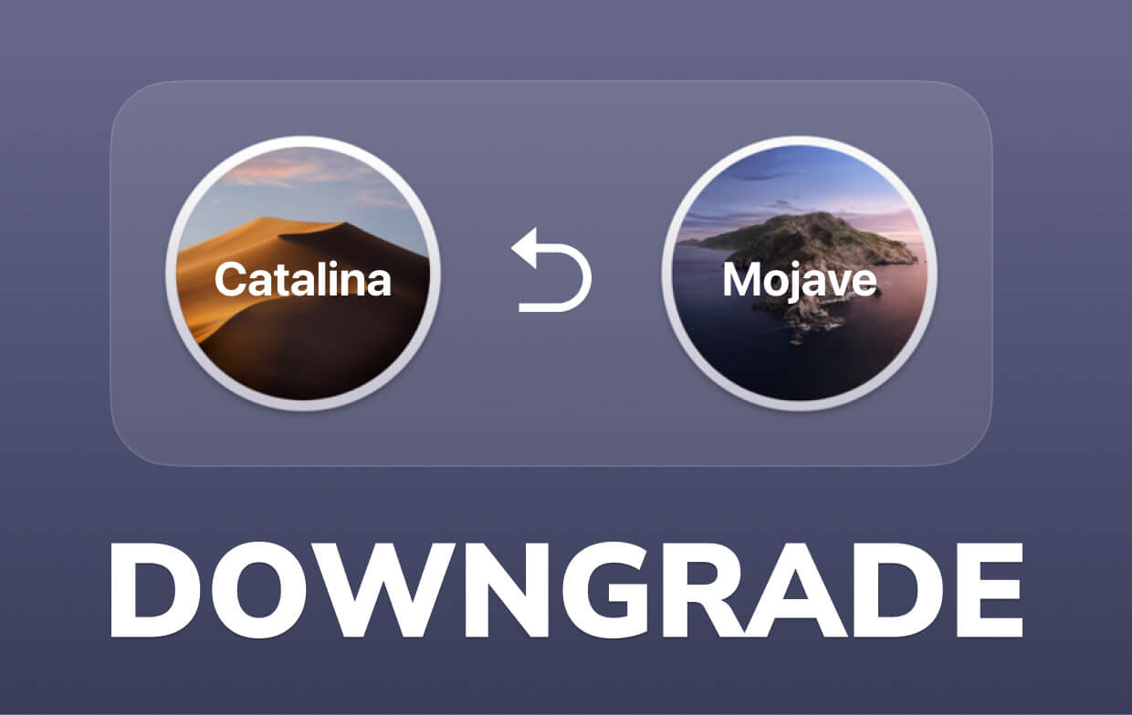 downgrade mac os mojave