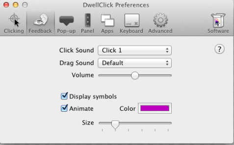 DwellClick Auto Clicker For Mac