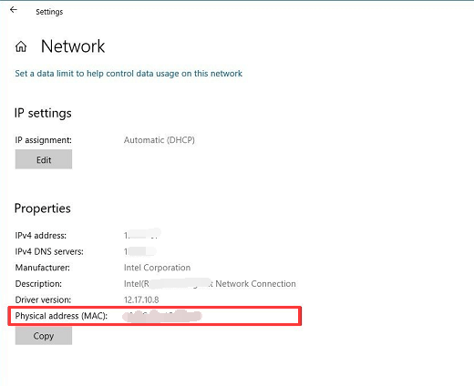 Find MAC Address on Windows