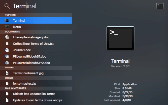 Установите Homebrew на Mac из терминала