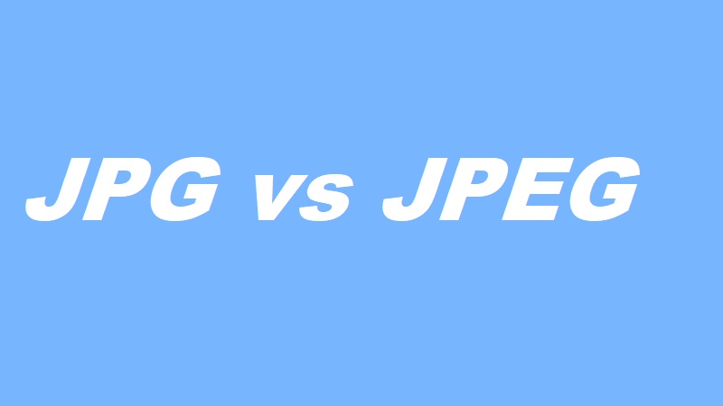 JPG مقابل JPEG