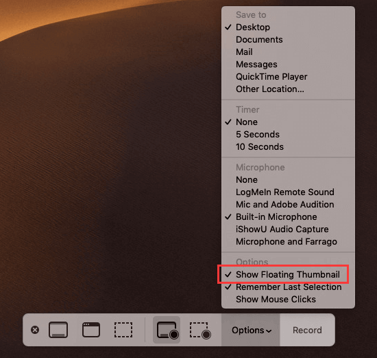 Faça anotações nas capturas de tela no Mac