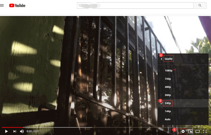 Modify Video Quality in YouTube to Fix Video Unavailable