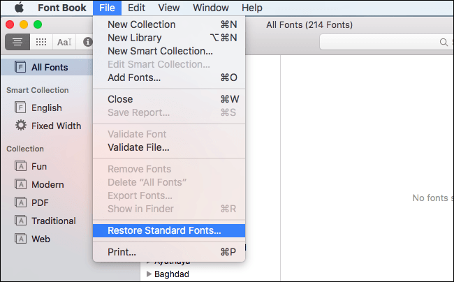 Erase Duplicate Fonts to Fix Excel Slow on Mac