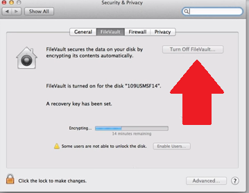 راجع ما إذا كان FileVault Disk Encryption ممكّنًا على جهاز Mac