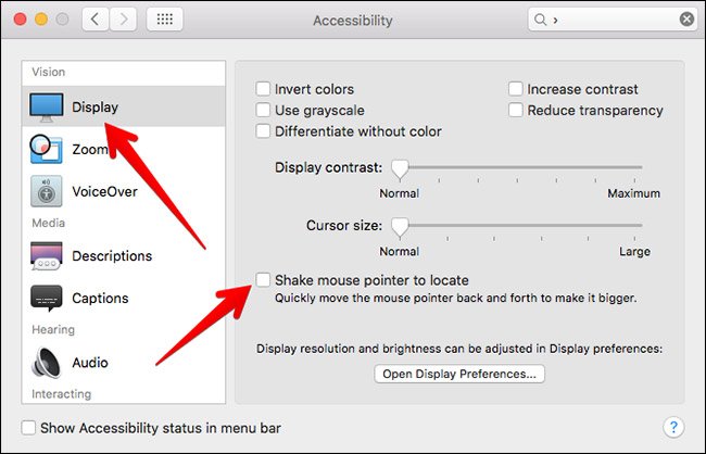 Shake Mouse Pointer to Pinpoint