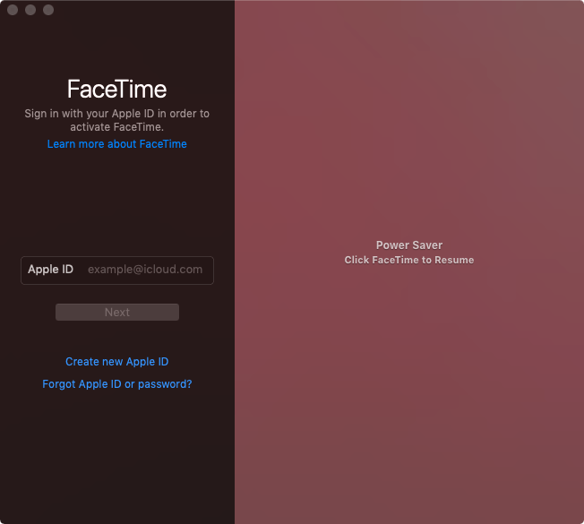 Запустить группу FaceTime на Mac