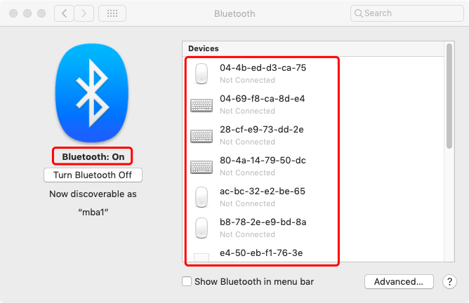 설정을 통해 Bluetooth 헤드폰을 Mac에 연결