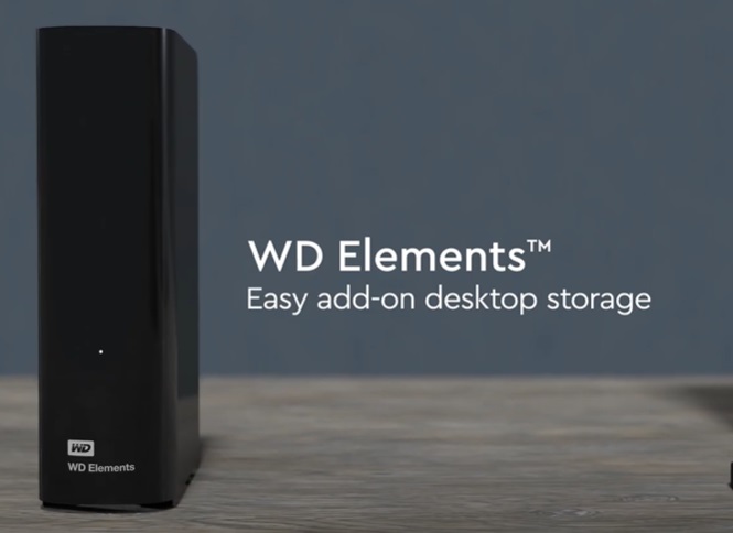 WD Elements 데스크탑 하드 드라이브