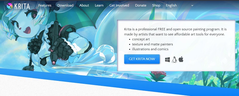 Alternativas para Procreate: Krita