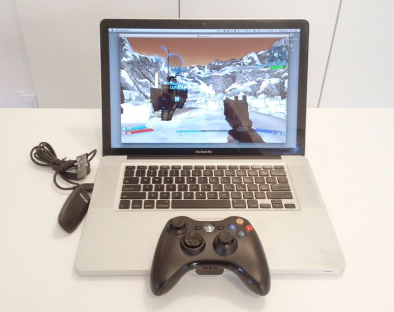 Mando Xbox 360 en Mac