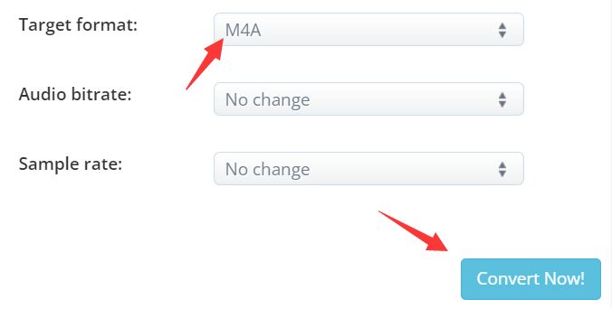 Convert MOV to M4A Online