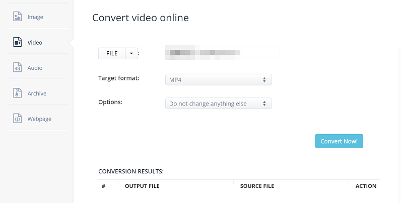 Бесплатный онлайн-конвертер видео 720p