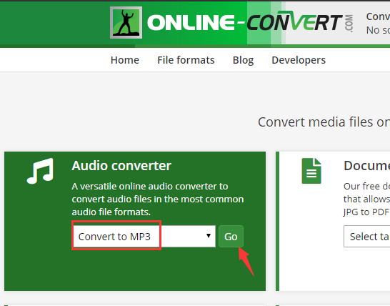 Converter grandes AIFF em MP3 online grátis