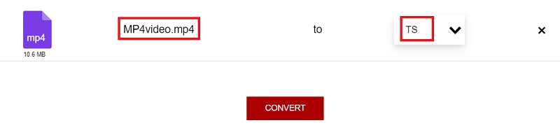 Converteer MP4 naar TS met online tools