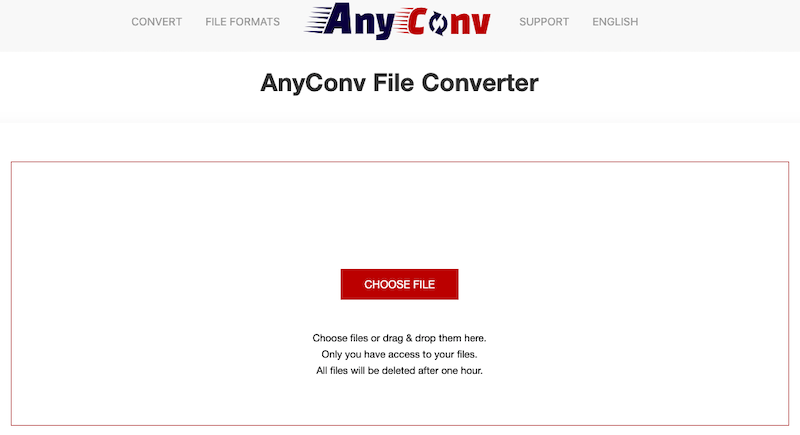 Converteer MJPG naar MP4 op AnyConv.com