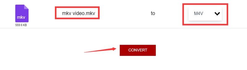 Converteer MKV online naar M4V