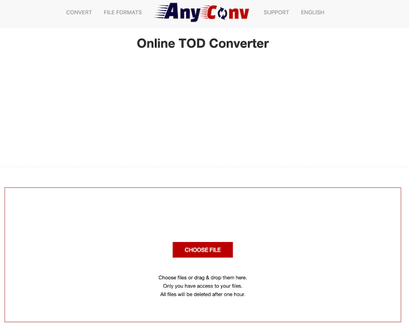 AnyConv: Online TOD Converter