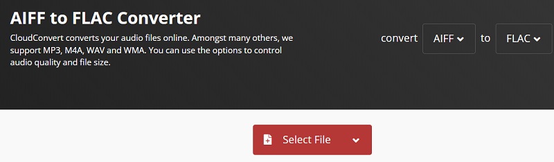 Make AIFF to FLAC with Free Online Tools