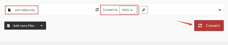 Transfer MTS into MOV Online Free