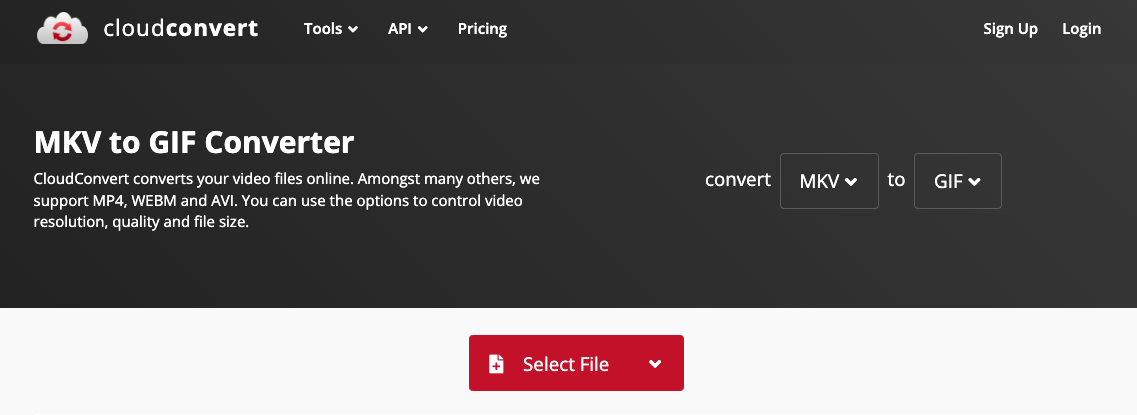 Hoe video naar GIF te converteren met CloudConvert