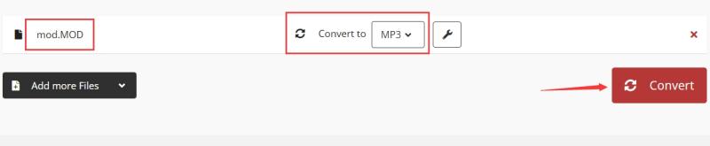 Измените формат MOD на MP3 без особых усилий