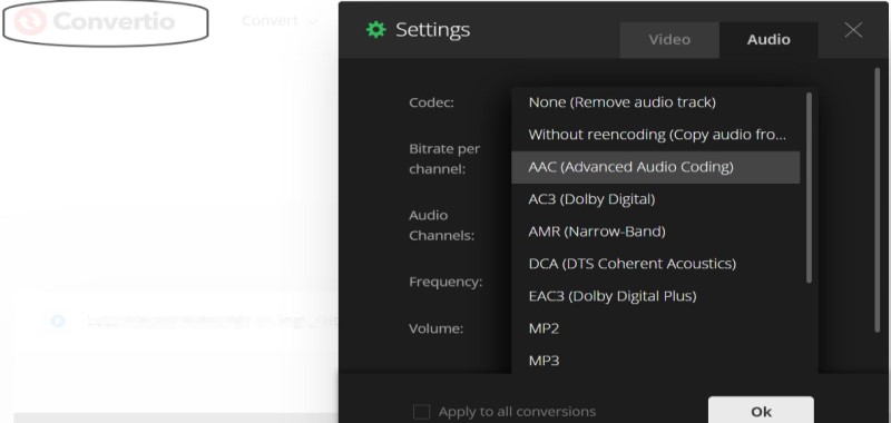 Бесплатный онлайн-конвертер аудио для Mac/Windows