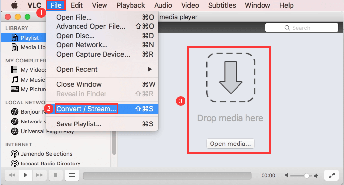 Converteer MP3 naar M4A in VLC op Mac