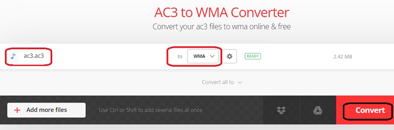 Converteer AC3 naar WMA Online