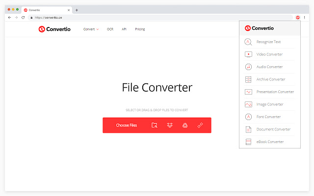 Convert WMV Files to VOB Format with Convertio.co