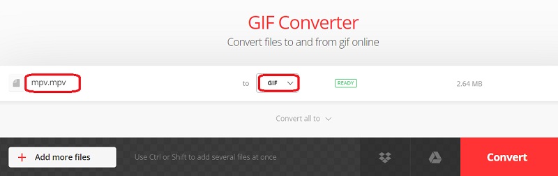 Make MPV to GIF for Free