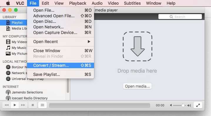 Converteer 3GP naar MP4 met VLC op Mac