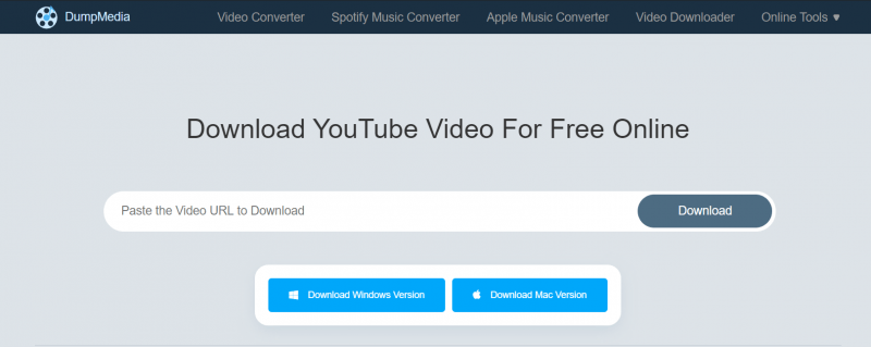 Converter YouTube em AAC por DumpMedia Free Video Downloader