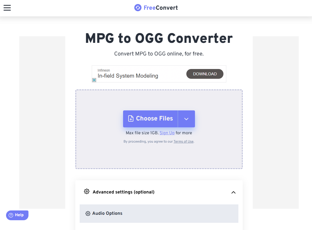Convert MPG Files Online
