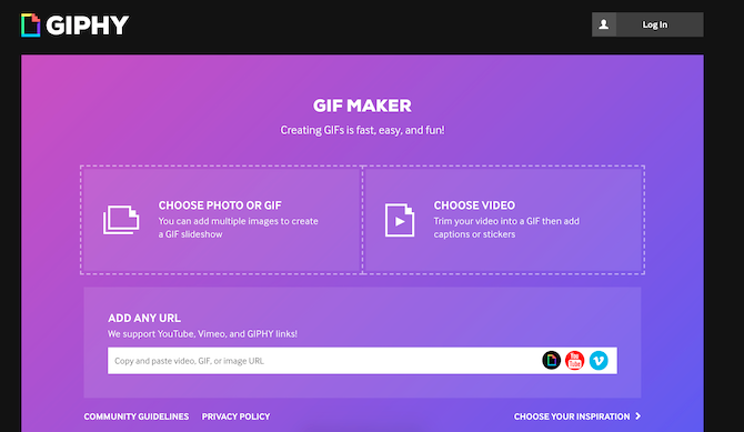 قم بتحويل WMV إلى GIF عبر الإنترنت باستخدام Giphy