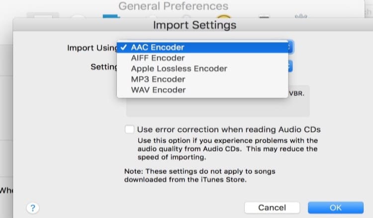 Converteer CDA naar MP3 op Mac met iTunes