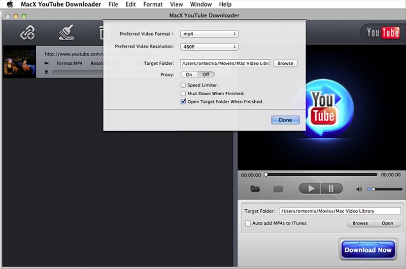 Альтернативный MP3 Rocket Загрузчик YouTube для MacX