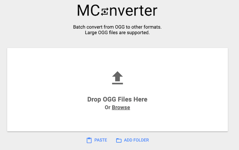 Mconverter를 사용하여 OGG를 MOV로 변환