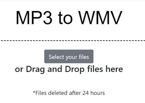 Convert MP3 to WMV Online