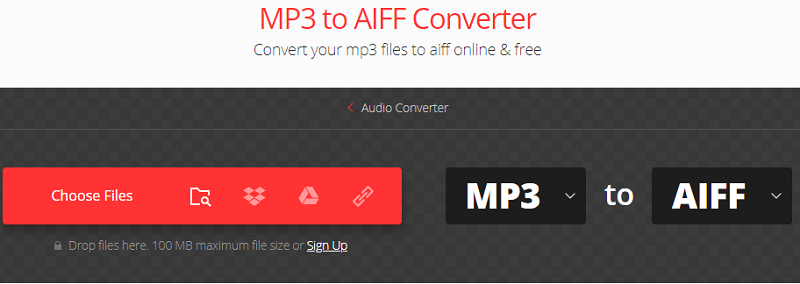 MP3到AIFF转换