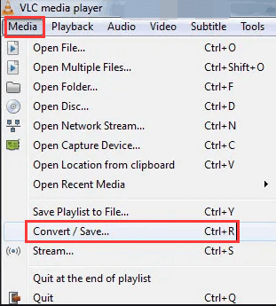 Converti MP3 in M4A in VLC su Windows
