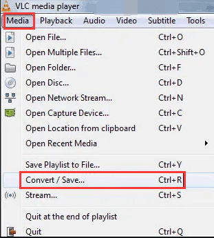 Converter MP3 em M4A em VLC no Windows