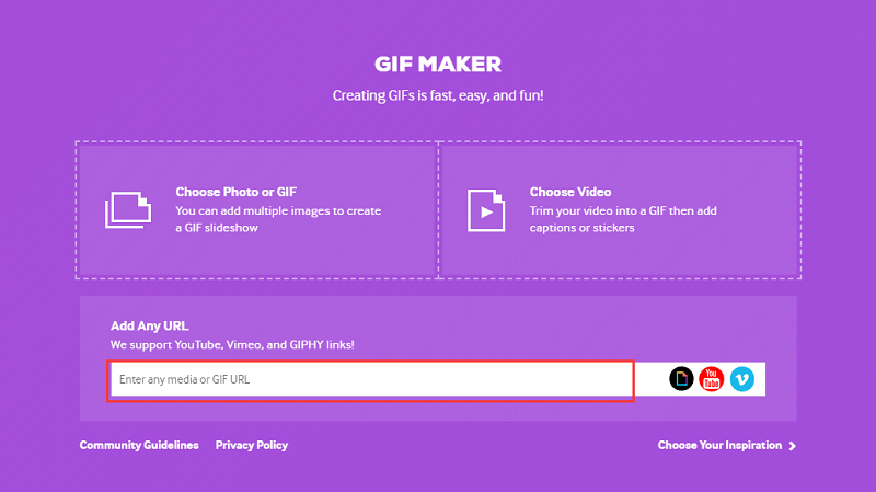 使用Giphy的GIF Maker将MP4转换为GIF