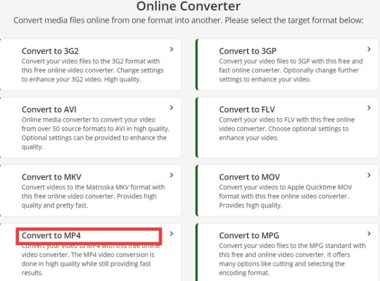 Converteer AIFF naar MP4 online