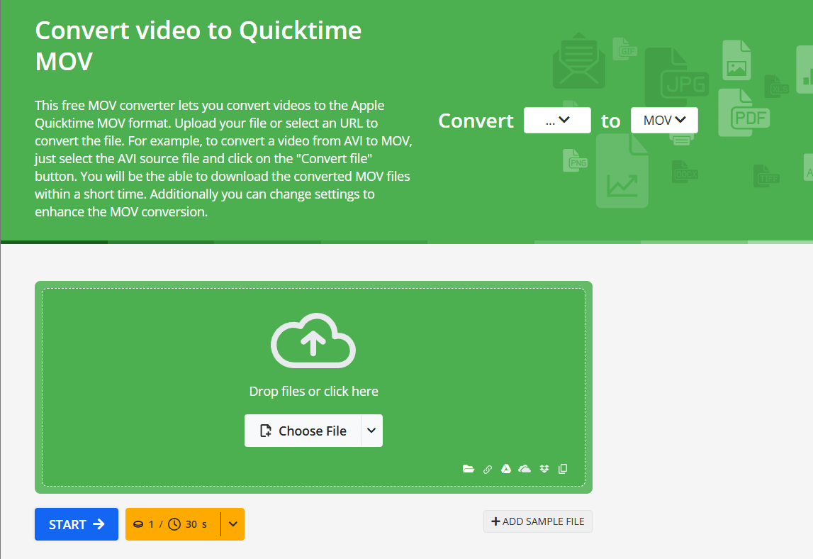 Online Convert MPV Files To MOV